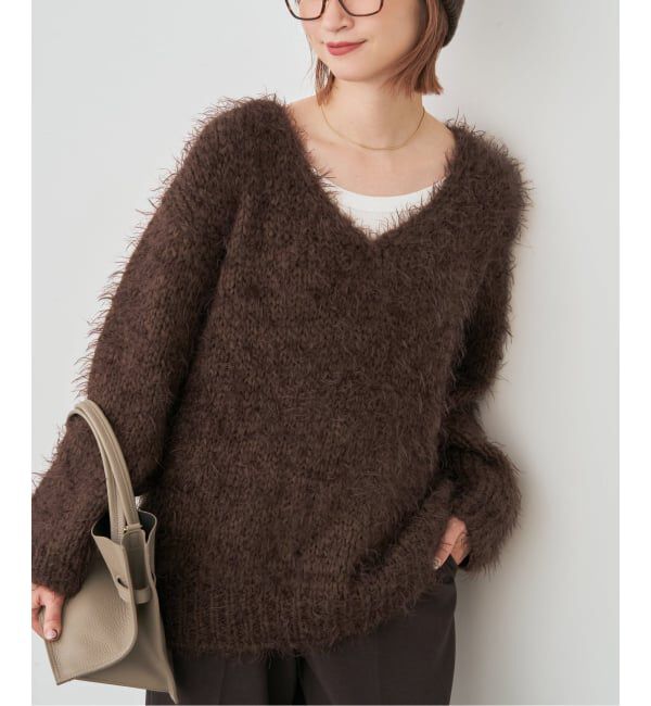 Spick and Span「TRICOTS JEAN MARC/トリコットジーンマルク 別注 V ネックプルオーバー」|ニット・セーター|