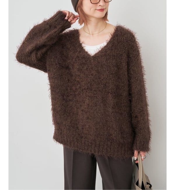 Spick and Span「TRICOTS JEAN MARC/トリコットジーンマルク 別注 V ネックプルオーバー」|ニット・セーター|