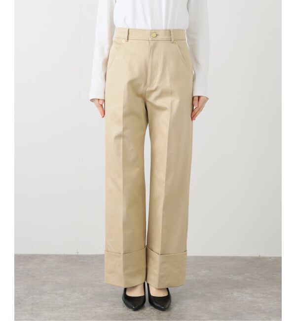 NOBLE「ロールアップチノパンツ」|スラックス|