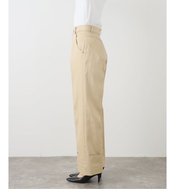 NOBLE「ロールアップチノパンツ」|スラックス|