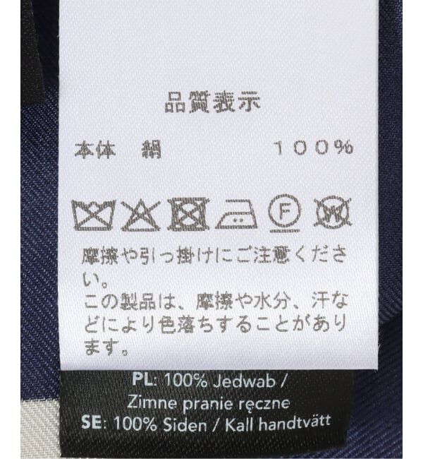 NOBLE「LE SCARF/レスカーフ STRIPED SCARF 65cm」|バンダナ・スカーフ|