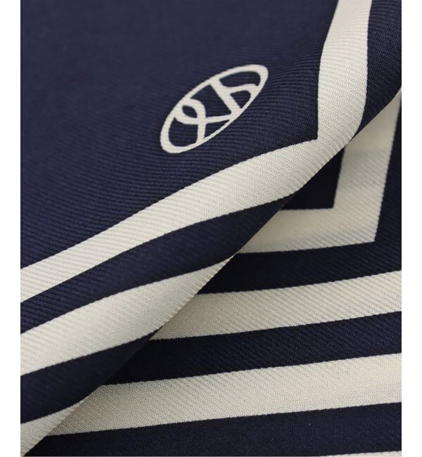 NOBLE「LE SCARF/レスカーフ STRIPED SCARF 65cm」|バンダナ・スカーフ|