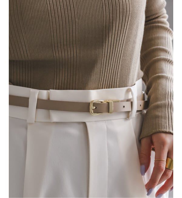 NOBLE「《予約》LEFIJE/レフィエ リバーシブルベルト(スウェード)」|ベルト|