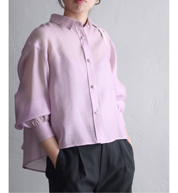  「《追加》シアーパールシャツ」|シャツ・ブラウス|