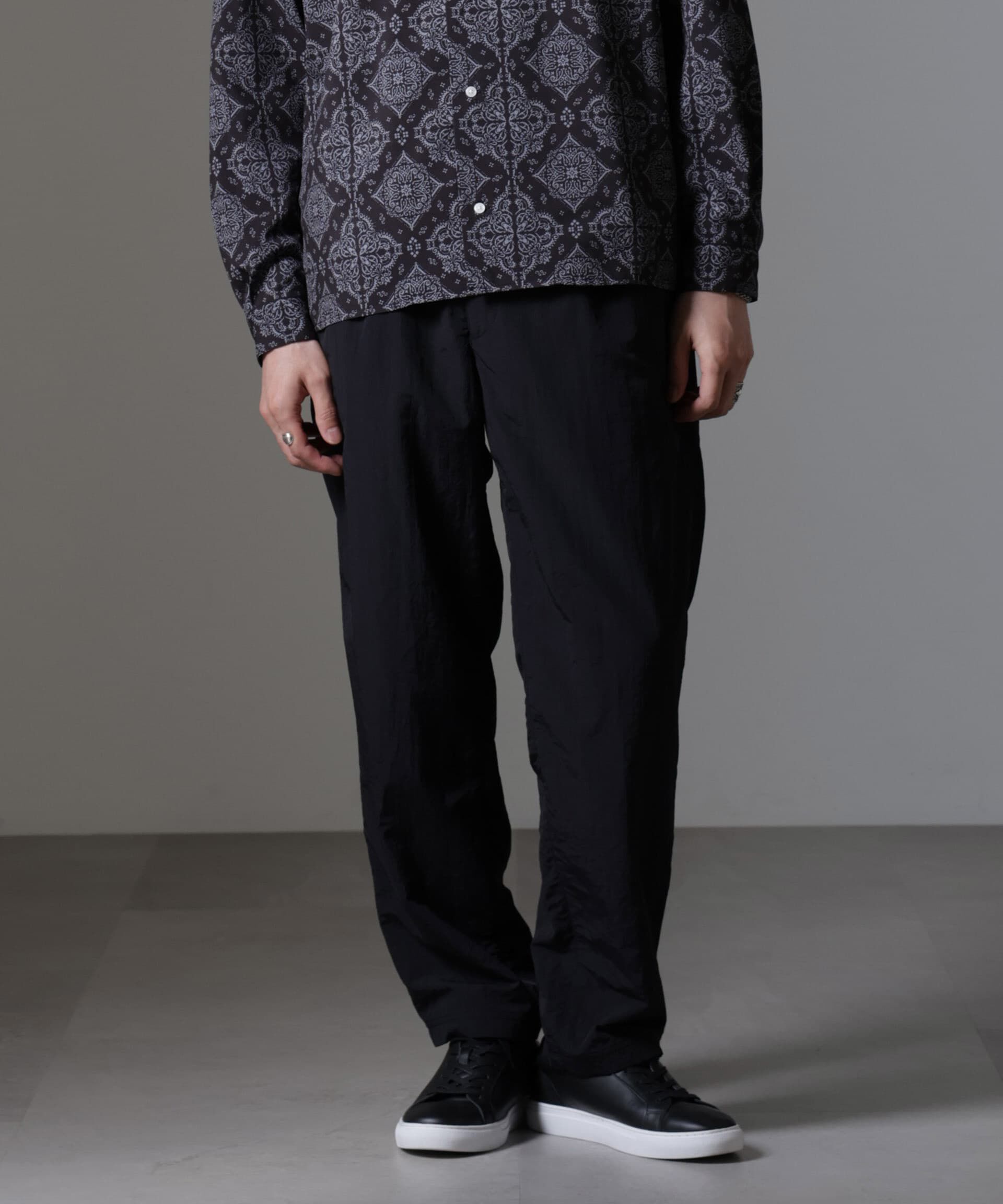 nano･universe「水溶性ボンディング撥水イージーパンツ」|チノ|