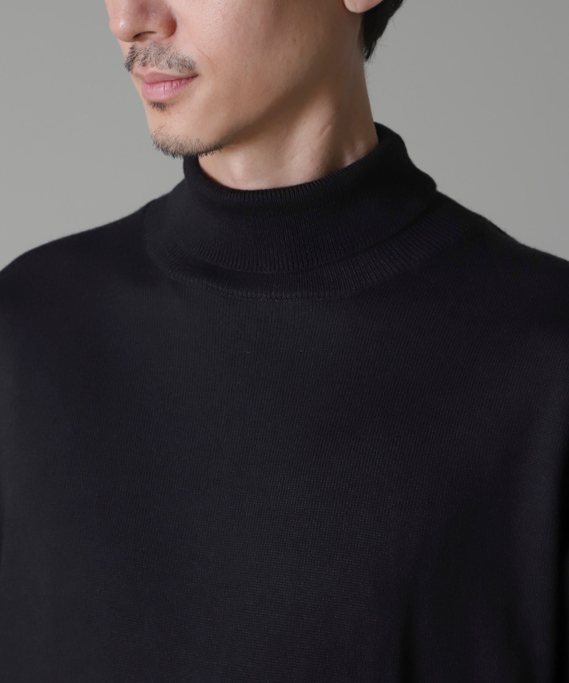 nano･universe「タスマニアミックスタートルニット」|ニット・セーター|