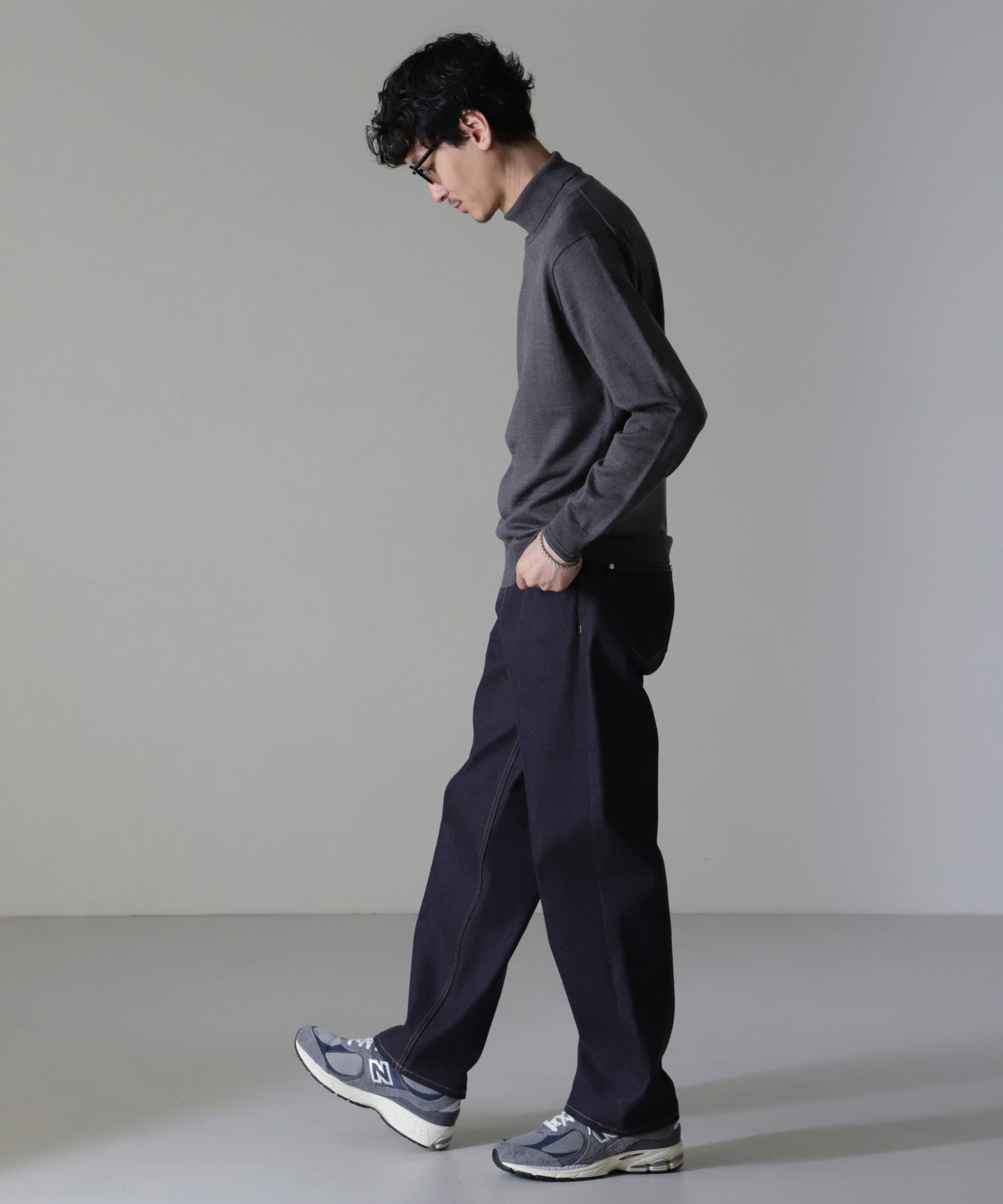 nano･universe「タスマニアミックスタートルニット」|ニット・セーター|