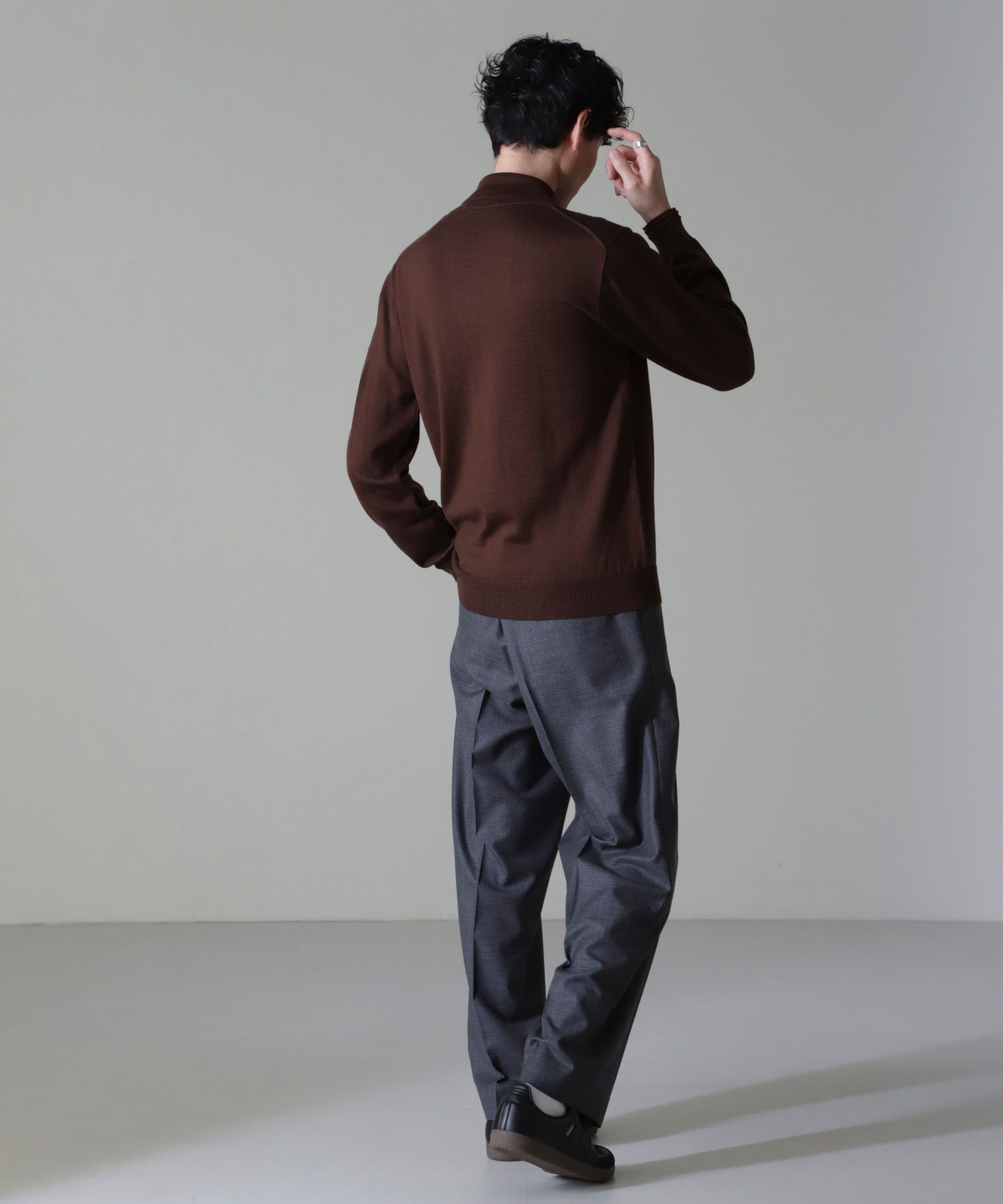 nano･universe「タスマニアミックスタートルニット」|ニット・セーター|