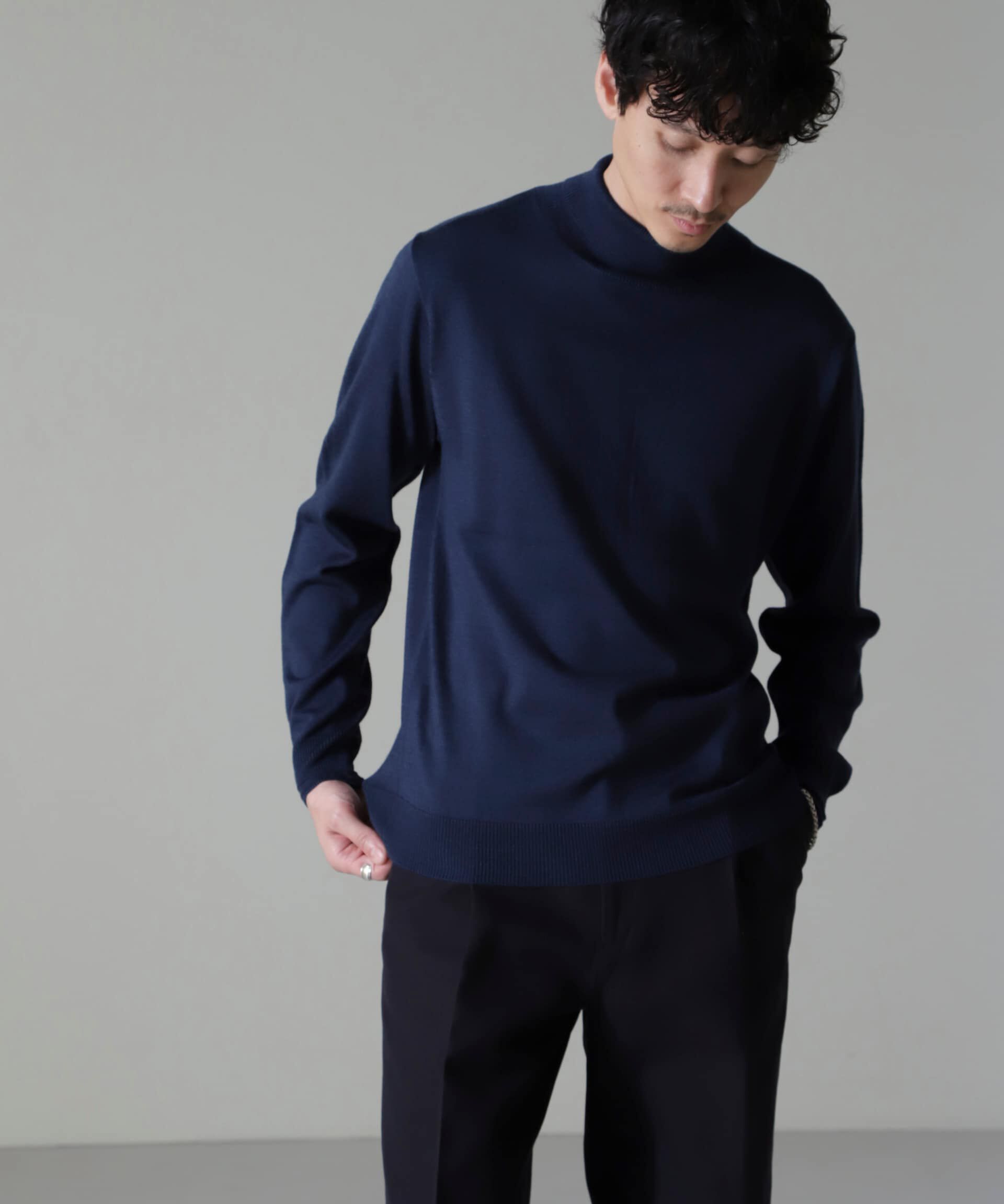 nano･universe「タスマニアミックスタートルニット」|ニット・セーター|