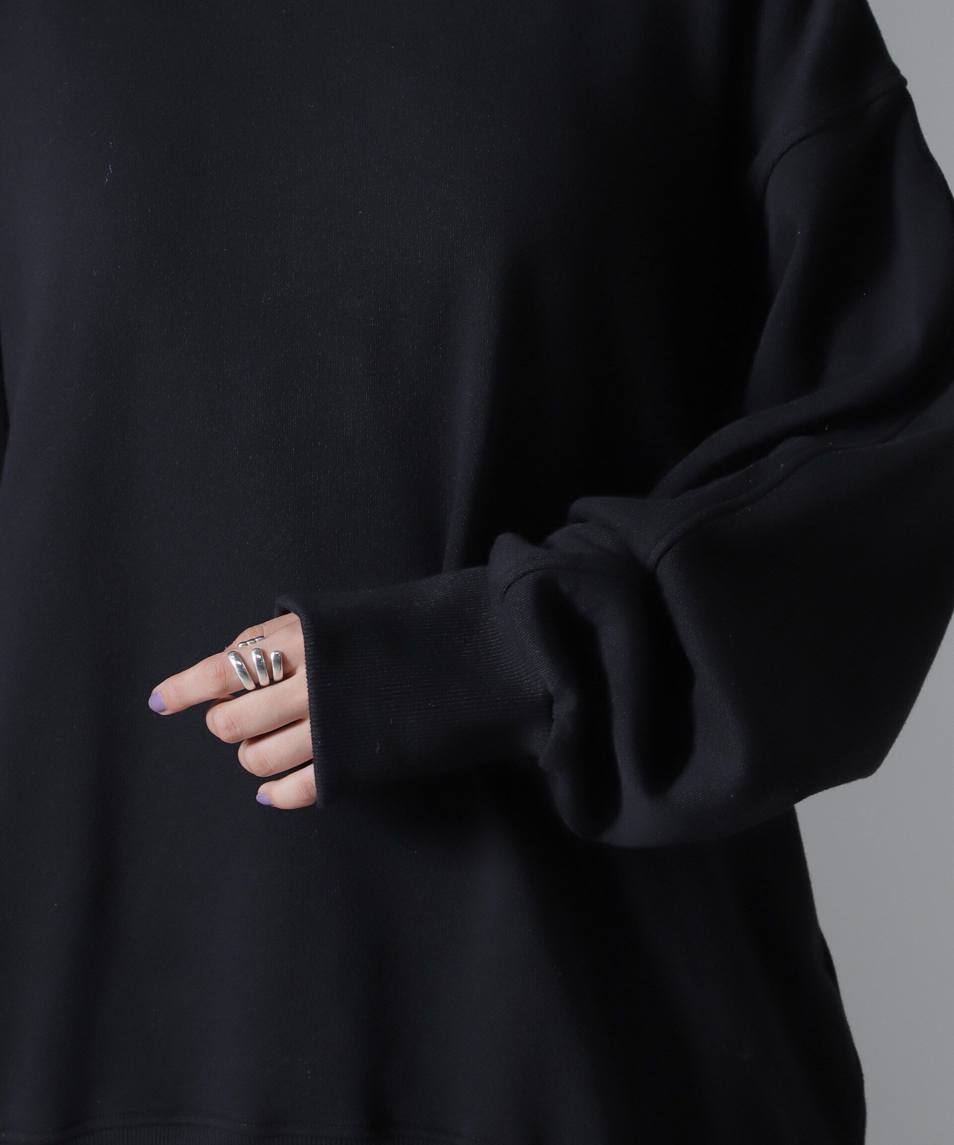 nano･universe「バックオープンディティール裏毛トップス」|Tシャツ・カットソー|