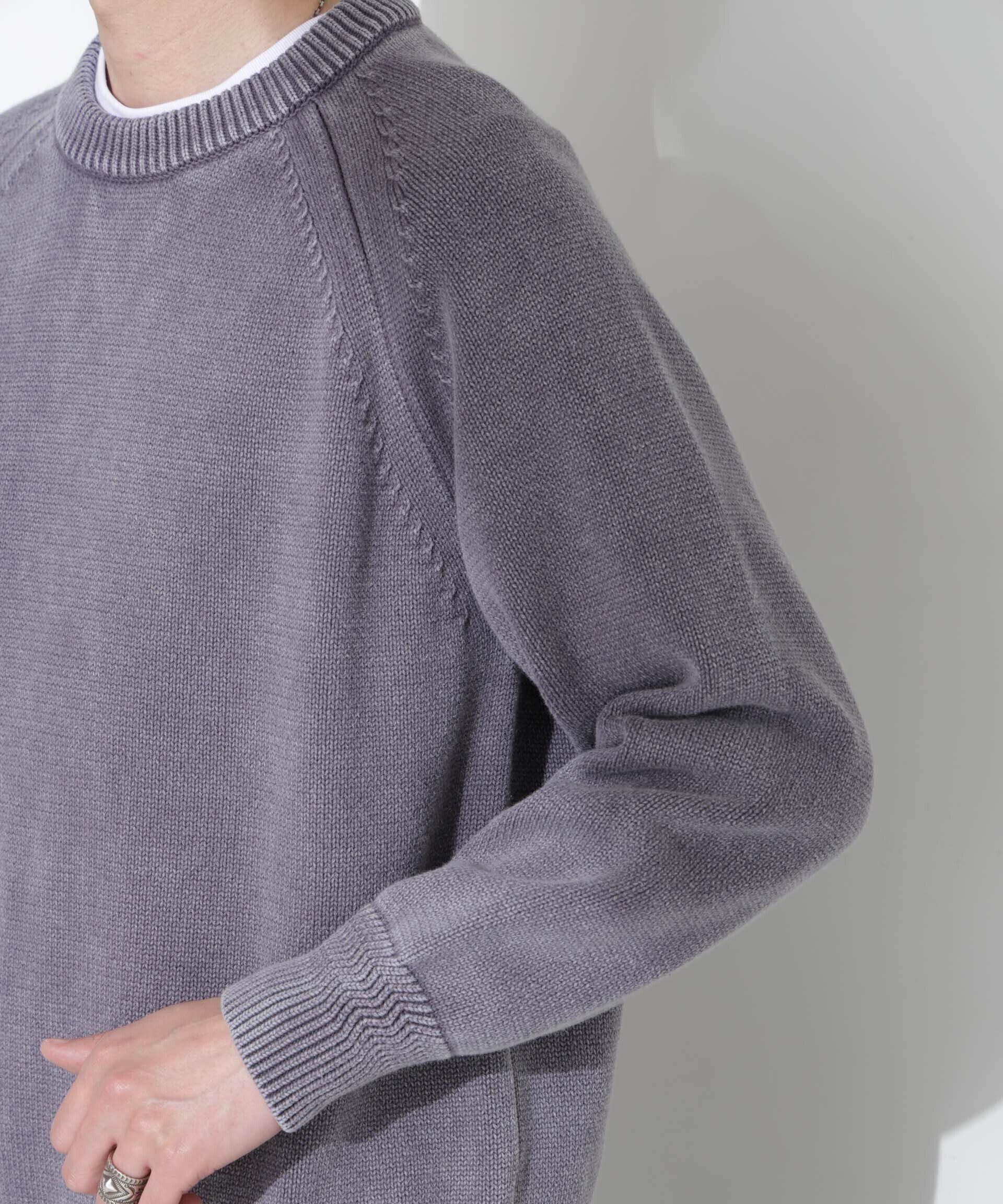 nano･universe「ストーンウォッシュニット」|ニット・セーター|