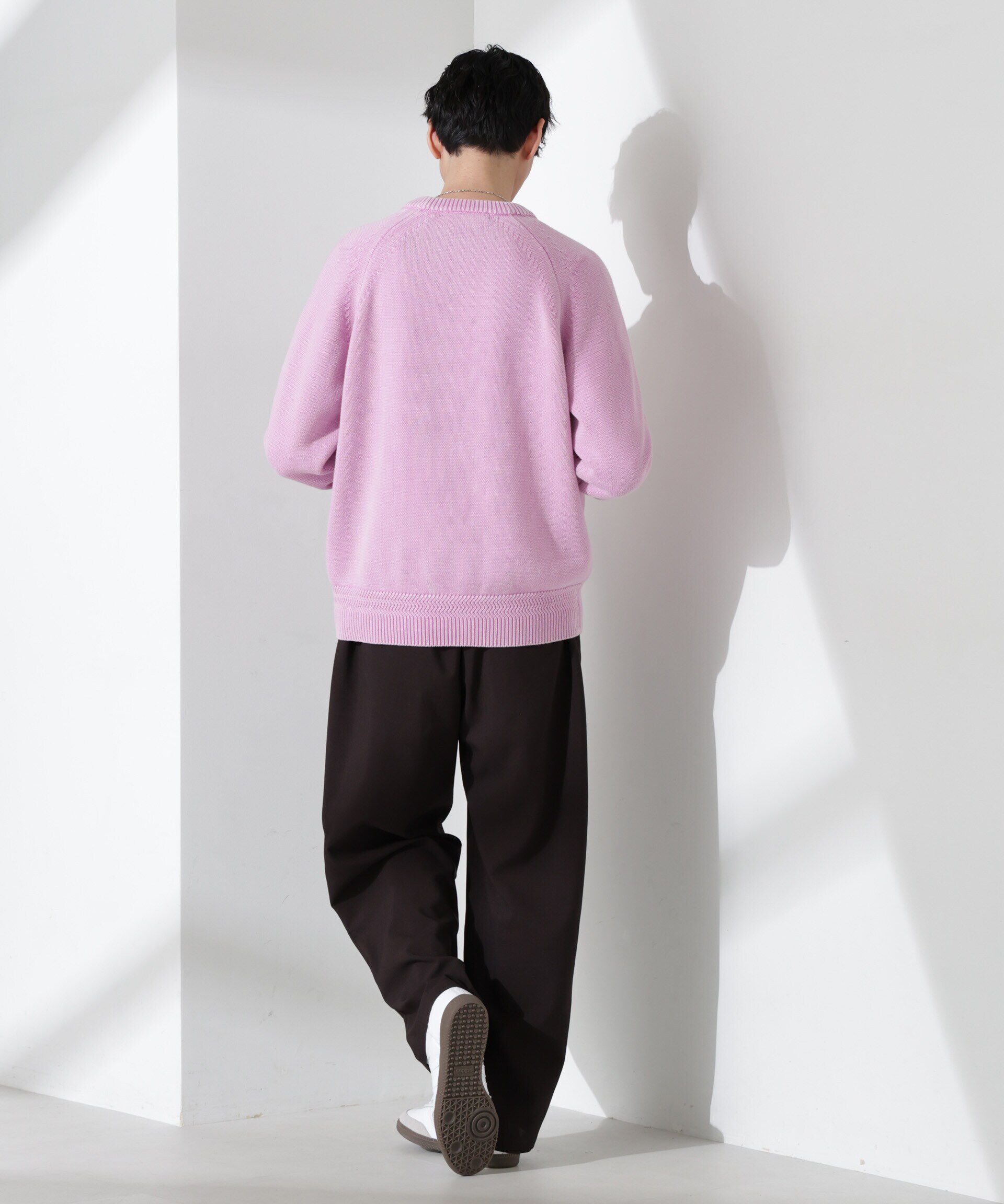 nano･universe「ストーンウォッシュニット」|ニット・セーター|