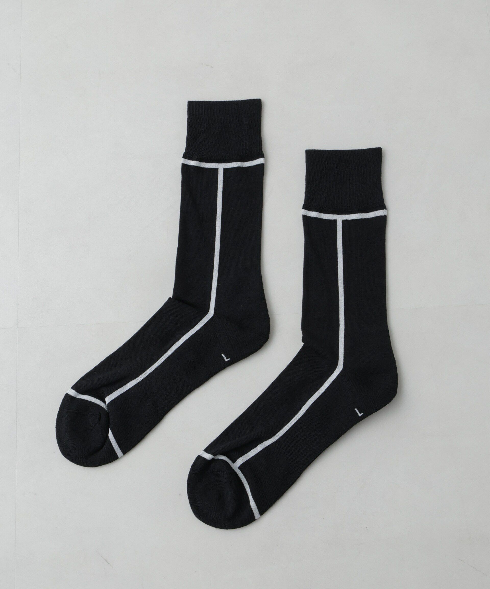 nano･universe「CHICSTOCKS/LINE」|ソックス|パターン32