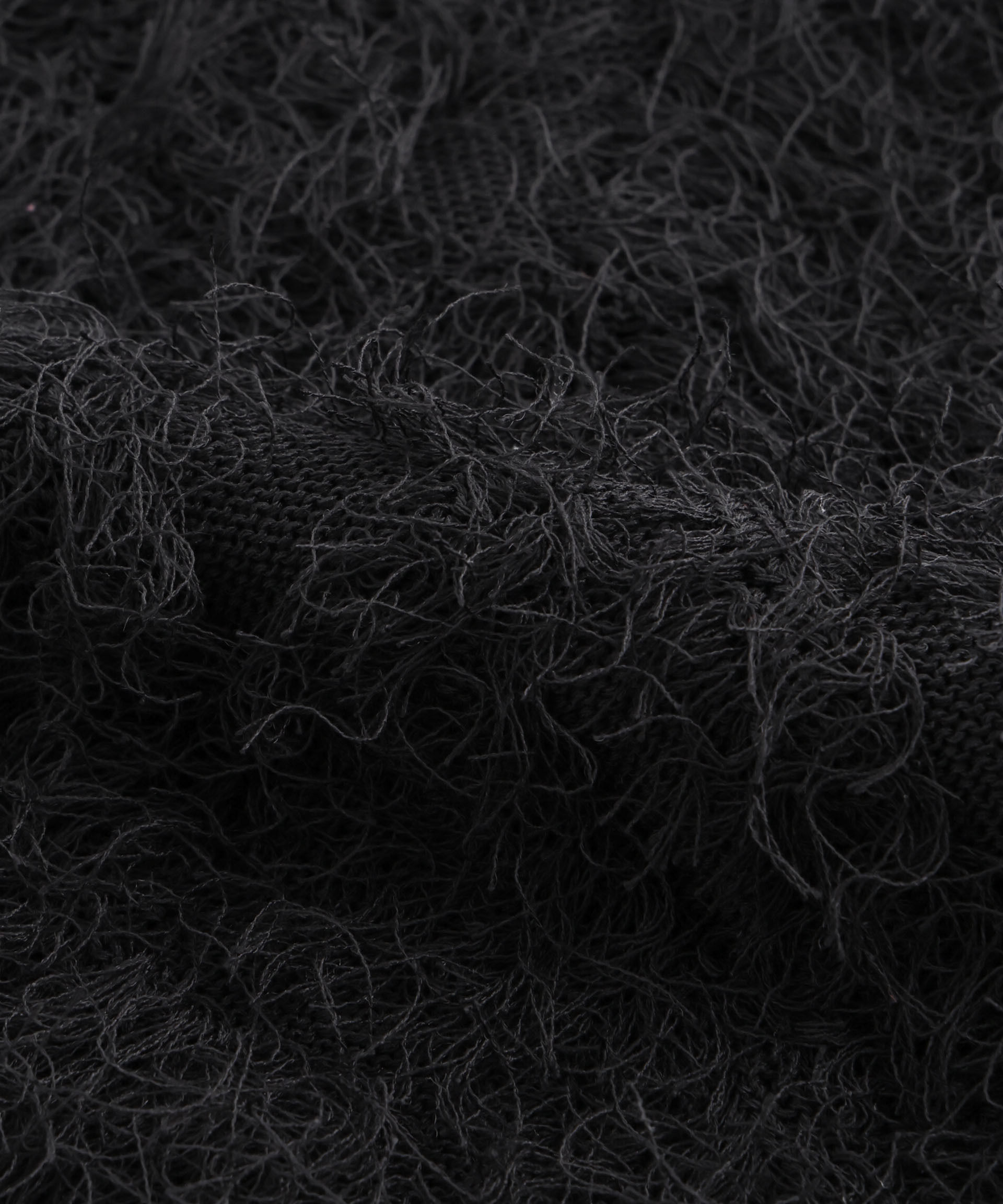 nano･universe「フリンジニットクルーネックカーディガン」|ニット・セーター|