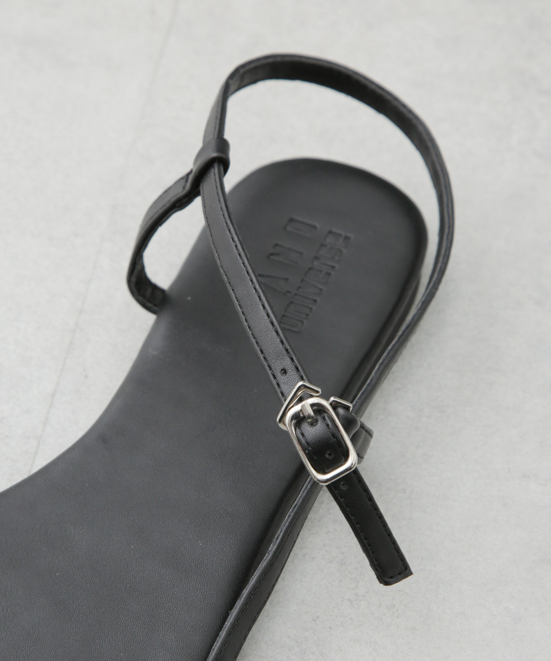 nano･universe「アンクルストラップフラットサンダル」|サンダル|