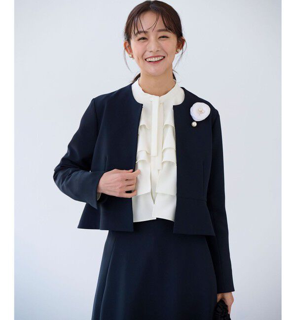 組曲「エアリーカメリアラペルピン」|ブローチ・コサージュ|