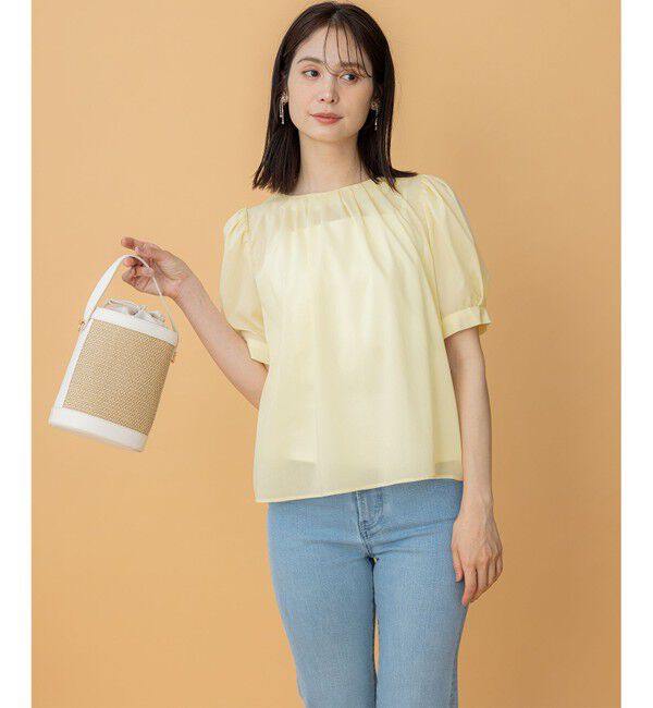 組曲「ソフトローンパフスリーブ ブラウス」|シャツ・ブラウス|