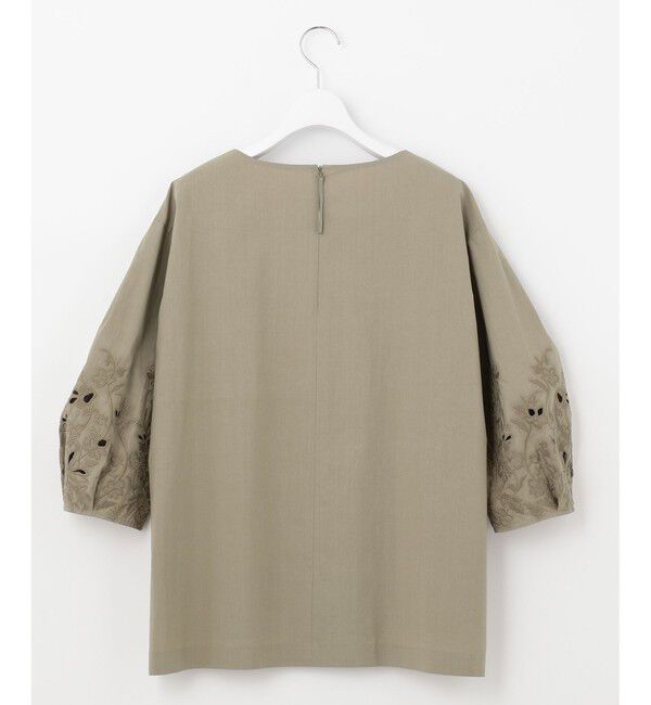 自由区「【洗える】エンブロイダリー プルオーバーブラウス」|シャツ・ブラウス|