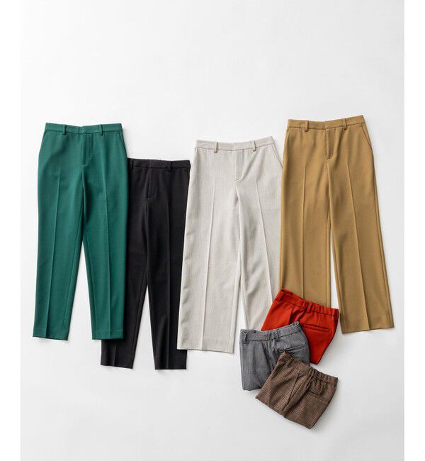 自由区「【WEB限定カラーあり/洗える/撥水加工】TRギャバ テーパード パンツ」|その他|