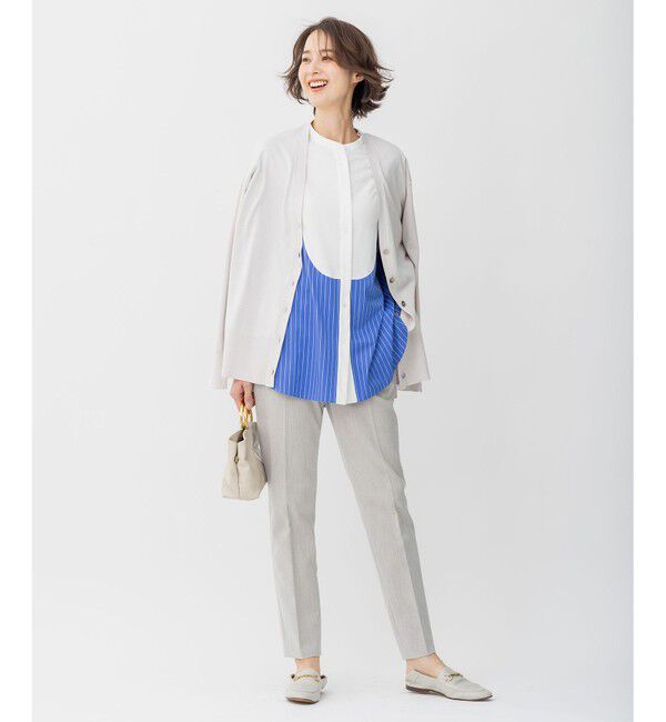 自由区「【WEB限定カラーあり/洗える/撥水加工】TRギャバ テーパード パンツ」|その他|