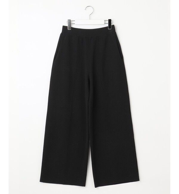 自由区「【セットアップ対応・洗える】レーヨンストレッチニットワイド パンツ」|その他|