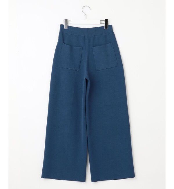 自由区「【セットアップ対応・洗える】レーヨンストレッチニットワイド パンツ」|その他|