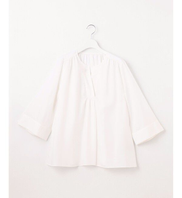 自由区「【洗える】SOMELOSテンセルスキッパー ブラウス」|シャツ・ブラウス|