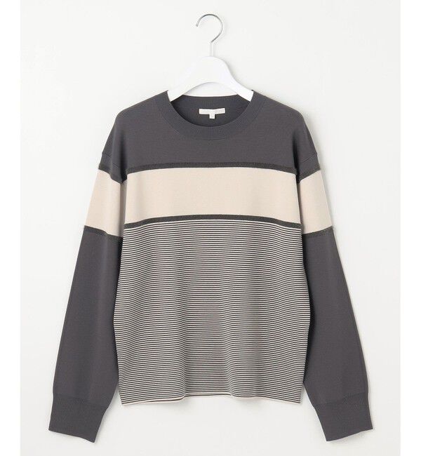 自由区「【カタログ掲載・洗える】モールコンビ ニット」|ニット・セーター|