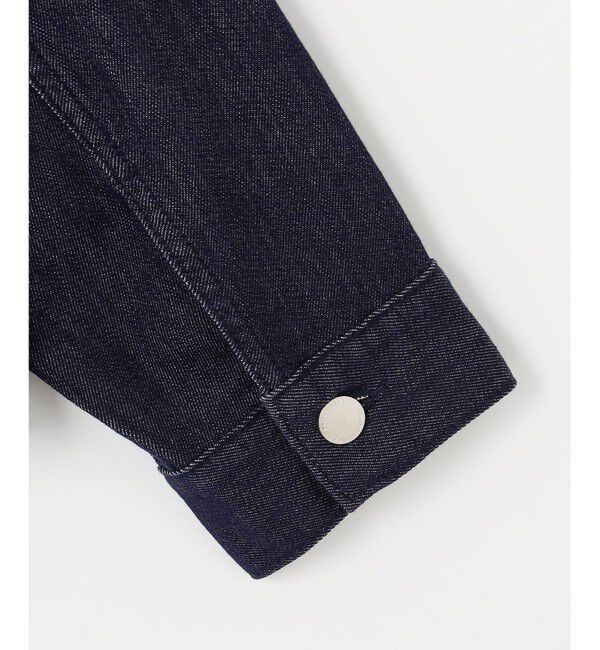 自由区「【洗える】ウスカルデニムベーシック ジャケット」|デニムジャケット|