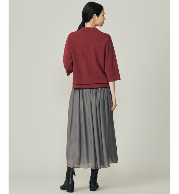 自由区「レーヨンストレッチスキッパー ニット」|ニット・セーター|