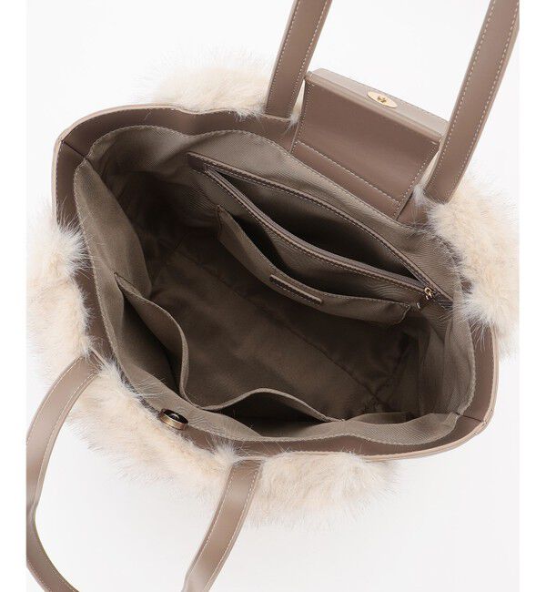 自由区「【カタログ掲載】ファーコンビ トートバッグ」|トートバッグ|