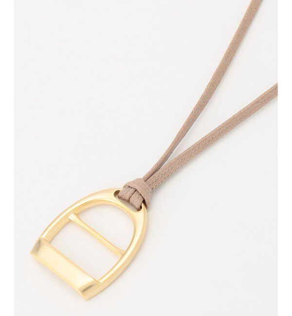 23区「ホースシュー スカーフリング ネックレス」|ネックレス|