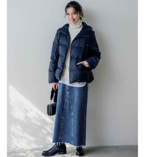 23区「【滝沢眞規子さん着用/洗える】ピュアカシミヤ タートルネック ニット」|ニット・セーター|