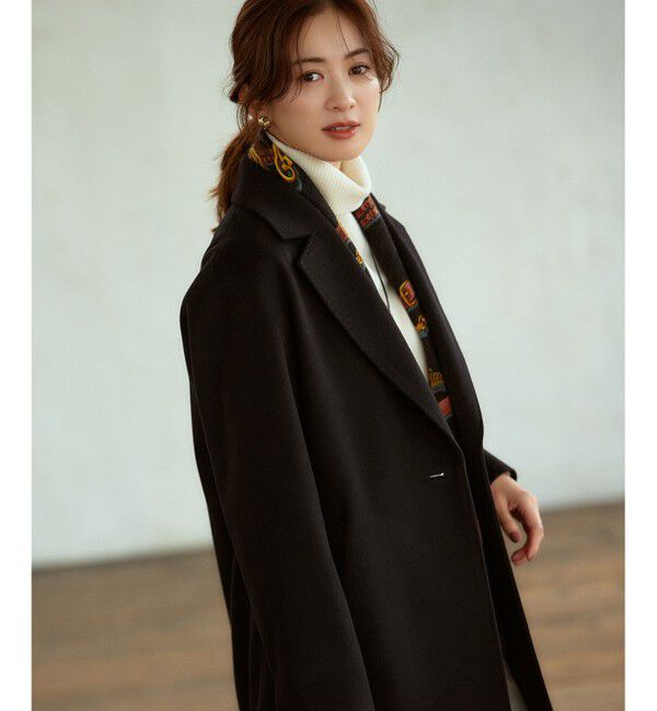 23区「【滝沢眞規子さん着用/洗える】ピュアカシミヤ タートルネック ニット」|ニット・セーター|