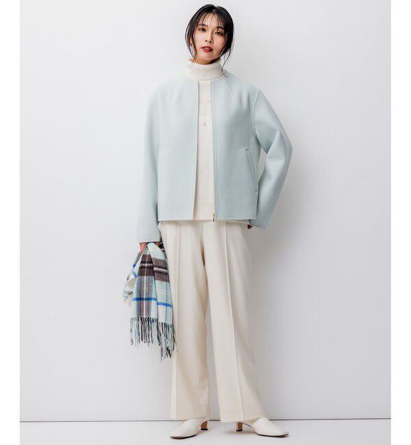 23区「【滝沢眞規子さん着用/洗える】ピュアカシミヤ タートルネック ニット」|ニット・セーター|