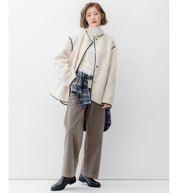 23区「【滝沢眞規子さん着用/洗える】ピュアカシミヤ タートルネック ニット」|ニット・セーター|