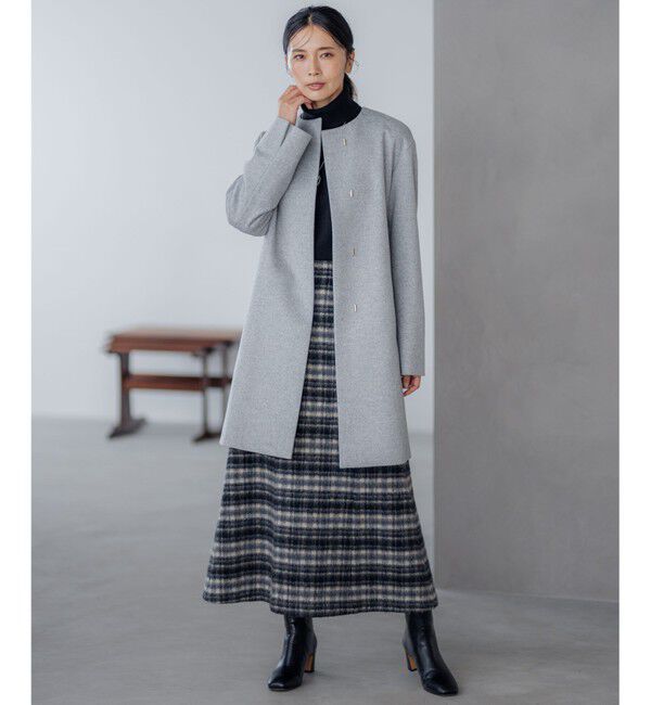 23区「【滝沢眞規子さん着用/洗える】ピュアカシミヤ タートルネック ニット」|ニット・セーター|