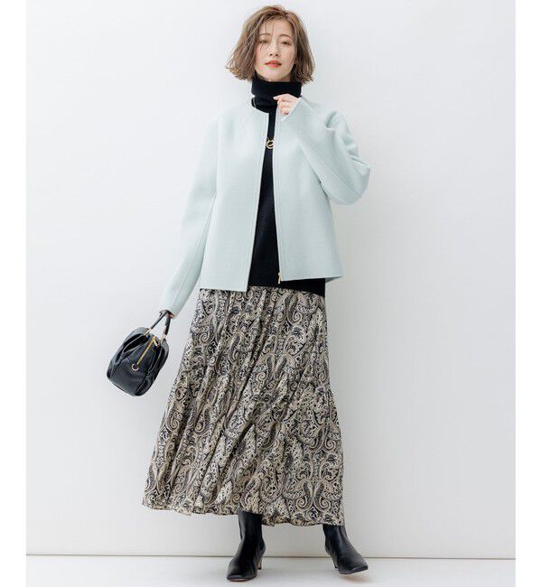 23区「【滝沢眞規子さん着用/洗える】ピュアカシミヤ タートルネック ニット」|ニット・セーター|