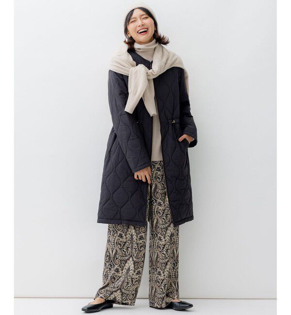 23区「【滝沢眞規子さん着用/洗える】ピュアカシミヤ タートルネック ニット」|ニット・セーター|