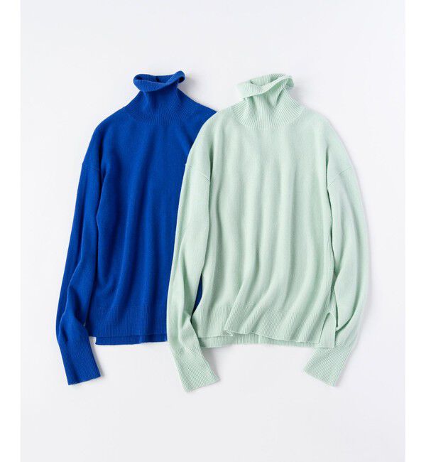 23区「【滝沢眞規子さん着用/洗える】ピュアカシミヤ タートルネック ニット」|ニット・セーター|