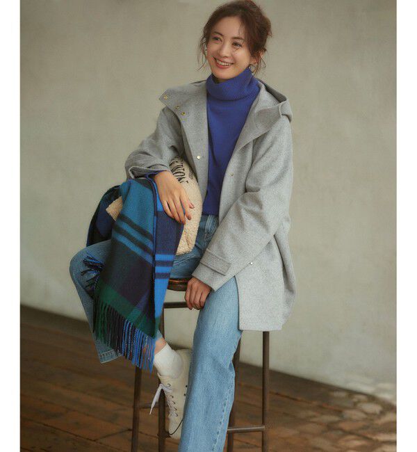 23区「【滝沢眞規子さん着用/洗える】ピュアカシミヤ タートルネック ニット」|ニット・セーター|