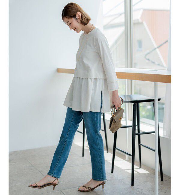 23区「【SLOW/好評につき新色追加】エフォートレス デザインTシャツ」|Tシャツ・カットソー|