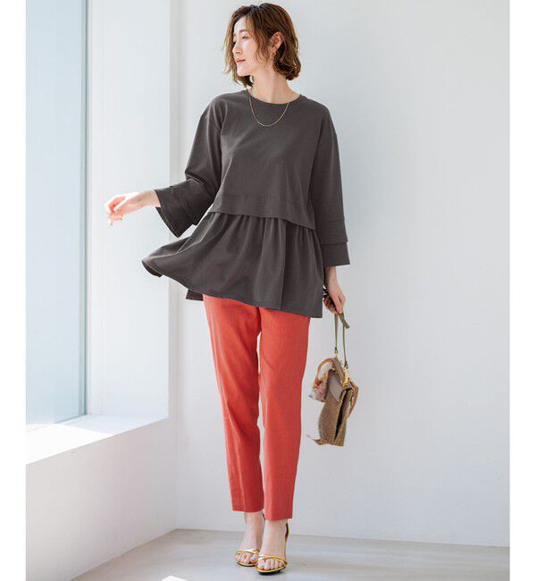 23区「【SLOW/好評につき新色追加】エフォートレス デザインTシャツ」|Tシャツ・カットソー|