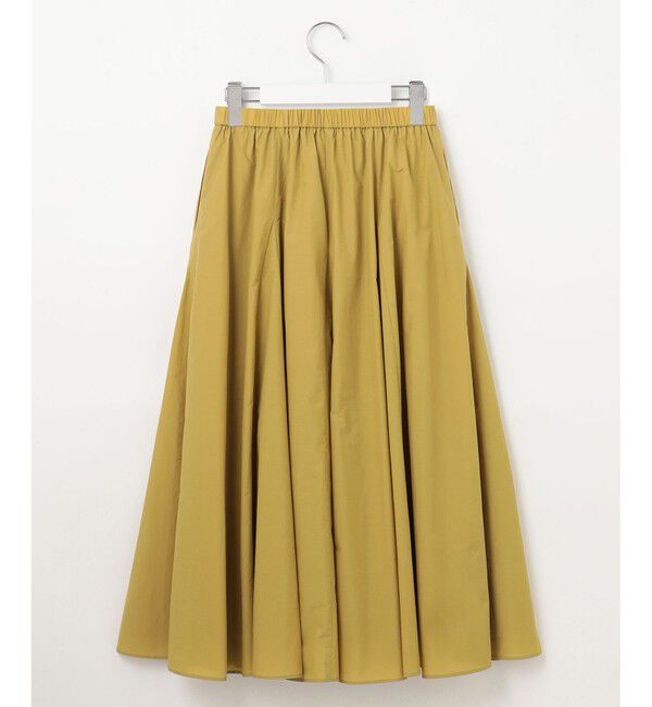 23区「【洗える】ナイロンコットンタフタ フレアスカート」|スカート|