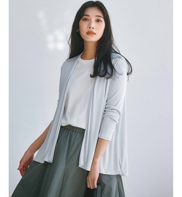 23区「【洗える】ナイロンコットンタフタ フレアスカート」|スカート|