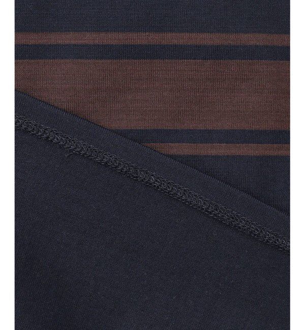 23区「【洗える】ランダムボーダー フレンチスリーブ カットソー」|Tシャツ・カットソー|