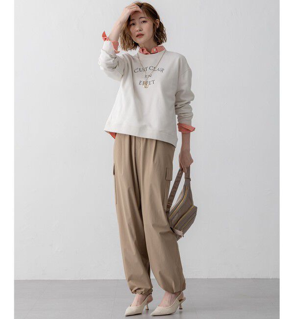 23区「【洗える】コットンテリー ロゴ スウェット」|Tシャツ・カットソー|