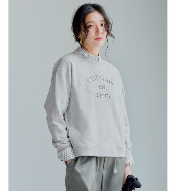 23区「【洗える】コットンテリー ロゴ スウェット」|Tシャツ・カットソー|ﾗｲﾄｸﾞﾚ