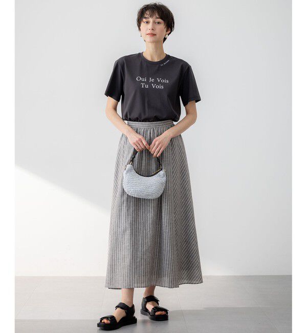 23区「【洗える】カラーロゴ Tシャツ」|Tシャツ・カットソー|