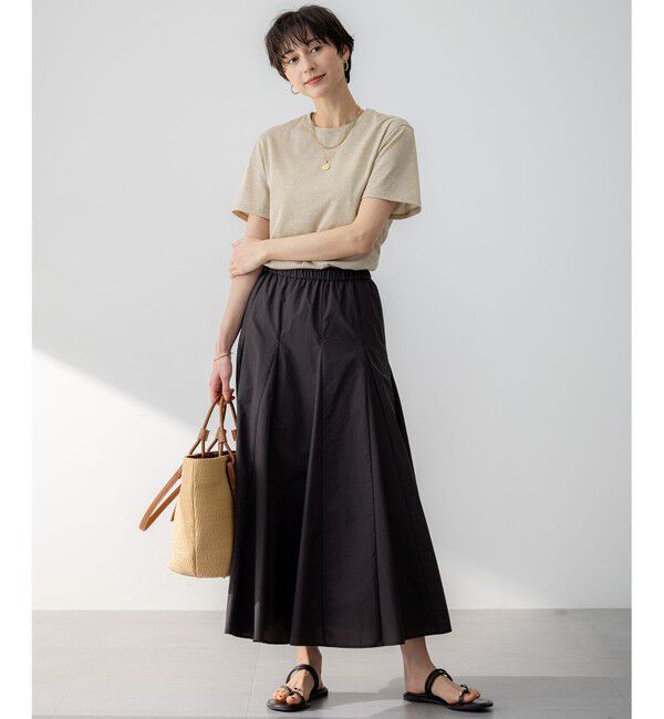 23区「【洗える】ラメジャージ TEE」|Tシャツ・カットソー|